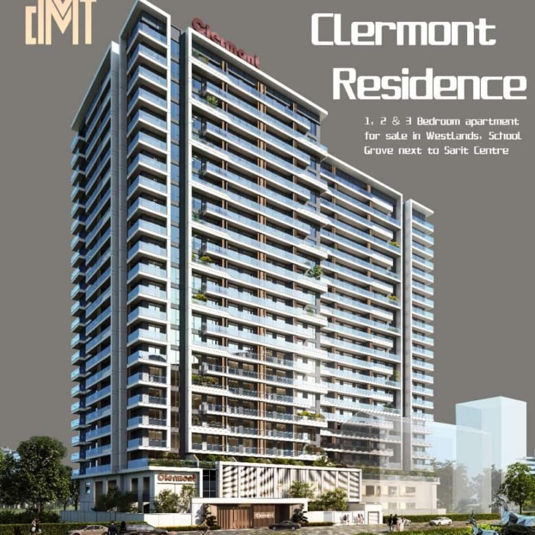 Clermont residencies, 1,2 & 3 Bedrooms apartments for sale in Westlands near Westgate Mall and Sarit Centre