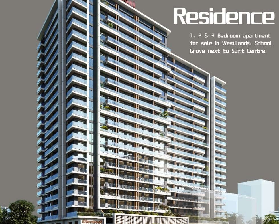 Clermont residencies, 1,2 & 3 Bedrooms apartments for sale in Westlands near Westgate Mall and Sarit Centre