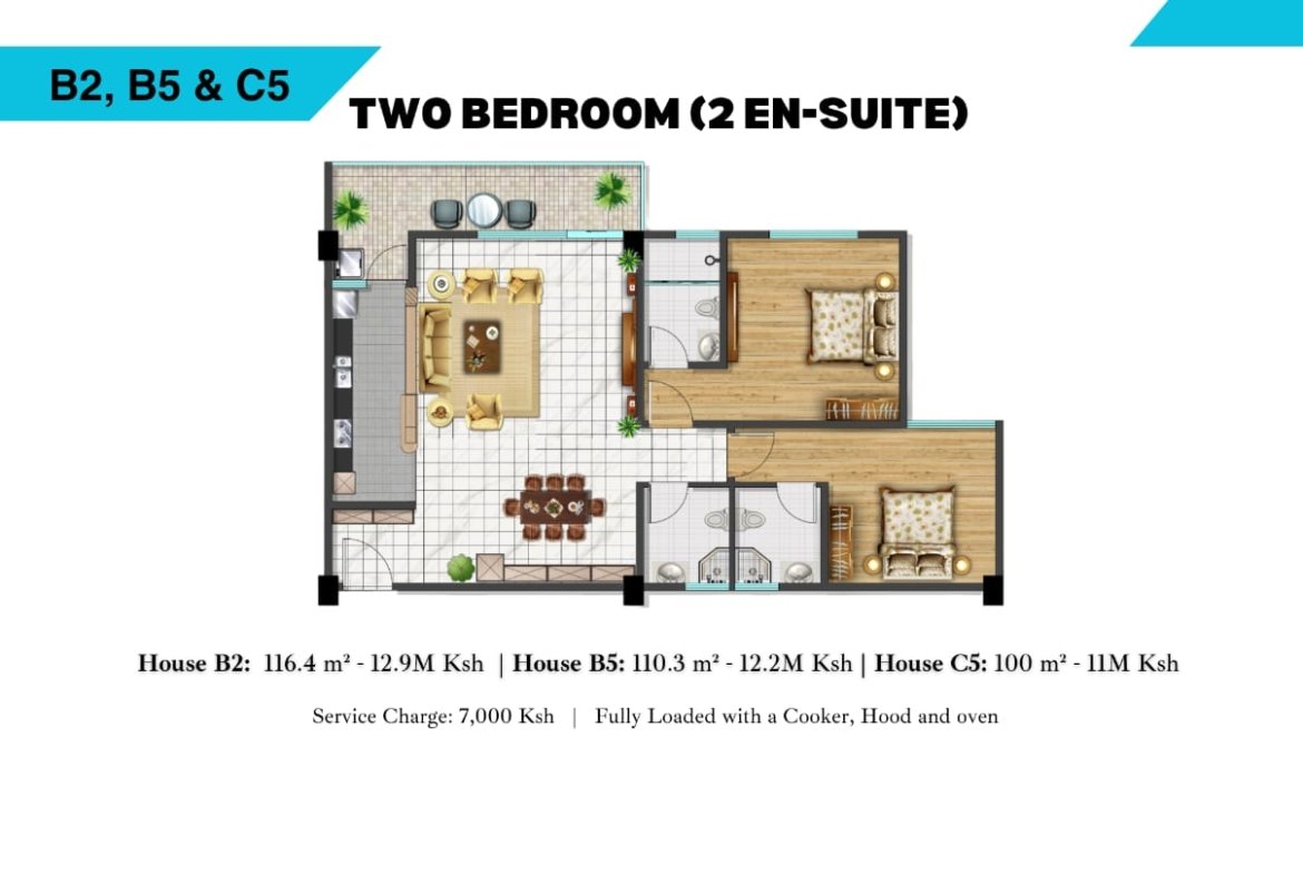 alina valley apartment for sale in kiliman