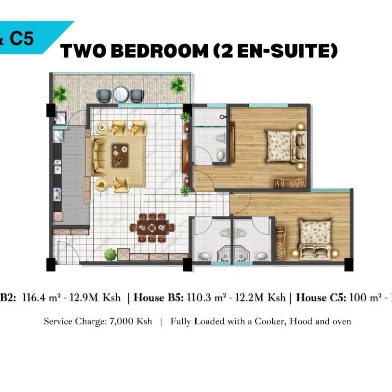 alina valley apartment for sale in kiliman