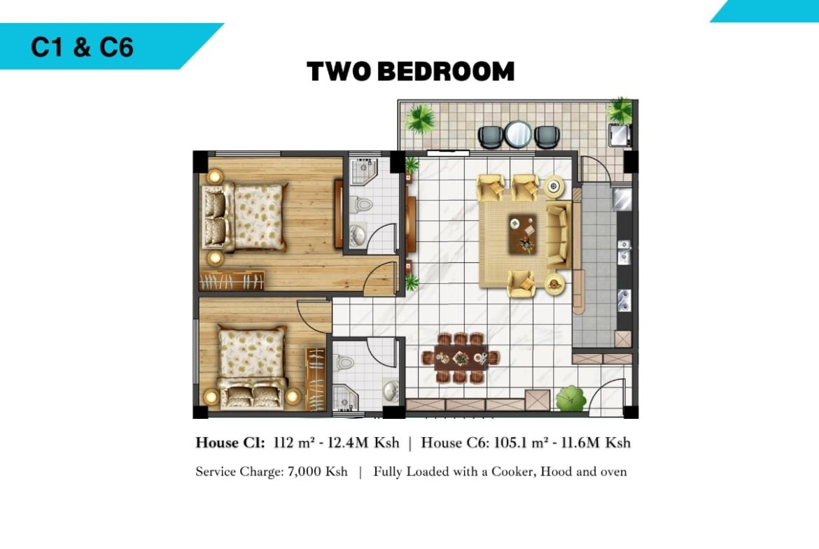 alina valley apartment for sale in kiliman