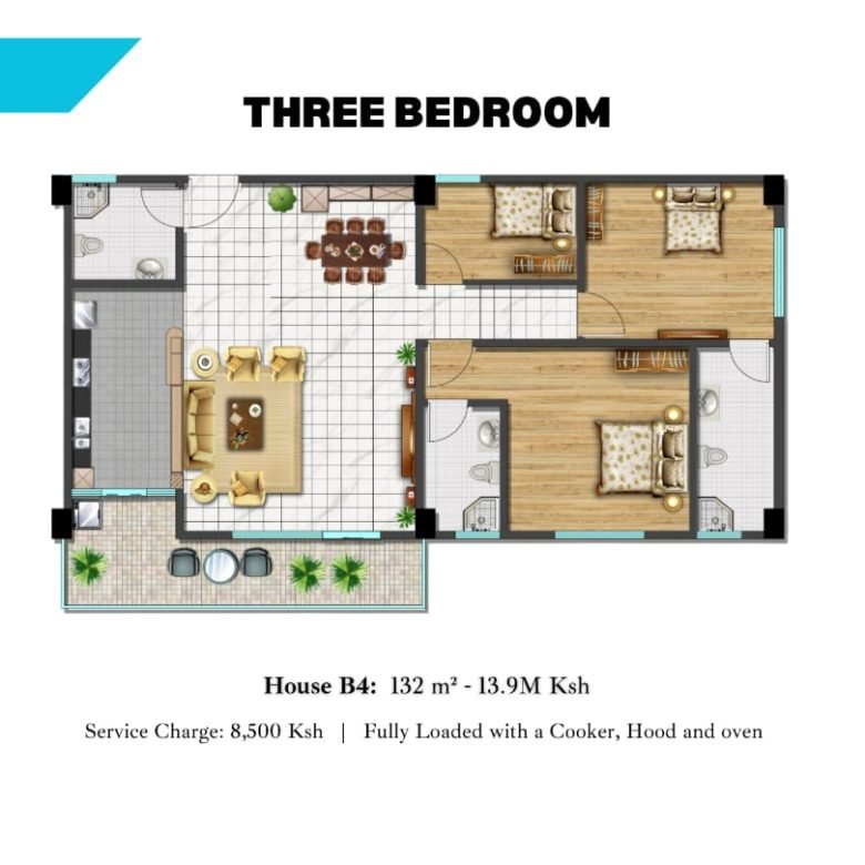 alina valley apartment for sale in kiliman