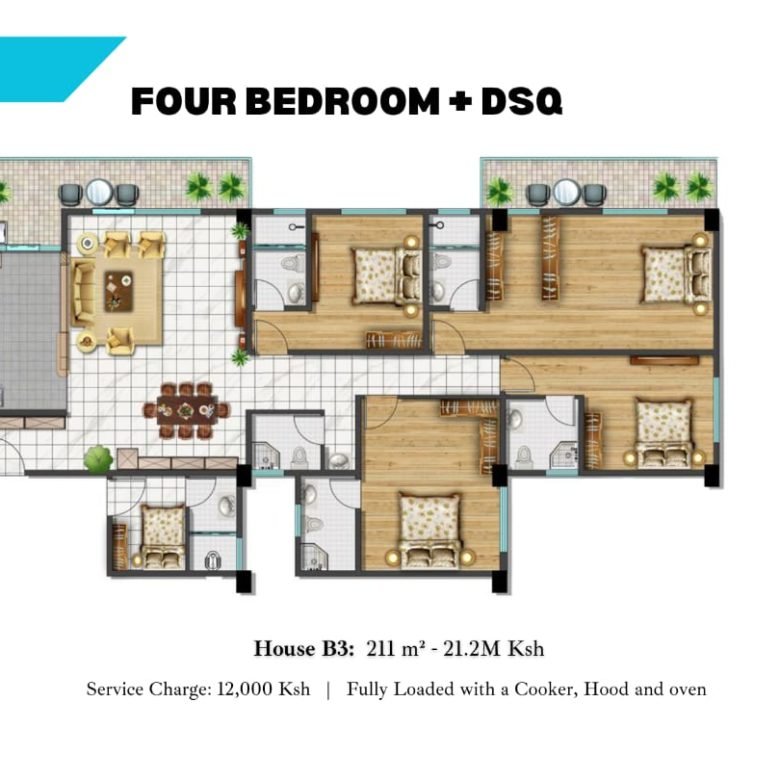 alina valley apartment for sale in kiliman