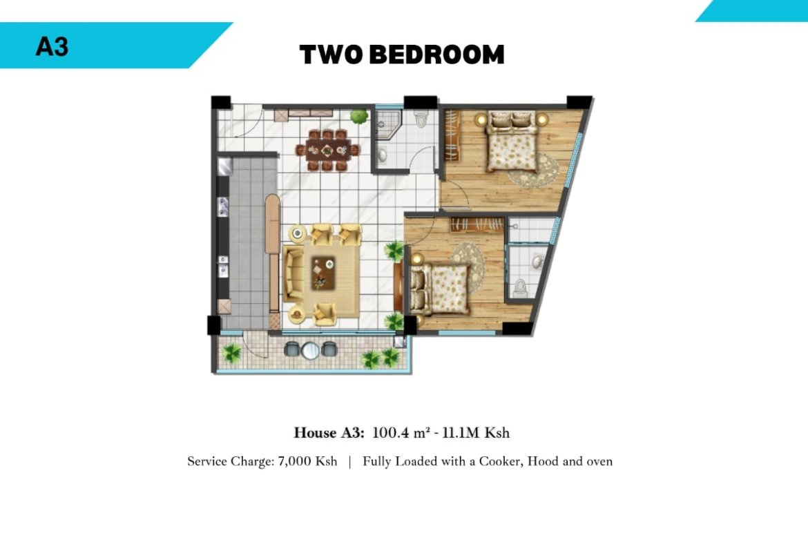 alina valley apartment for sale in kiliman