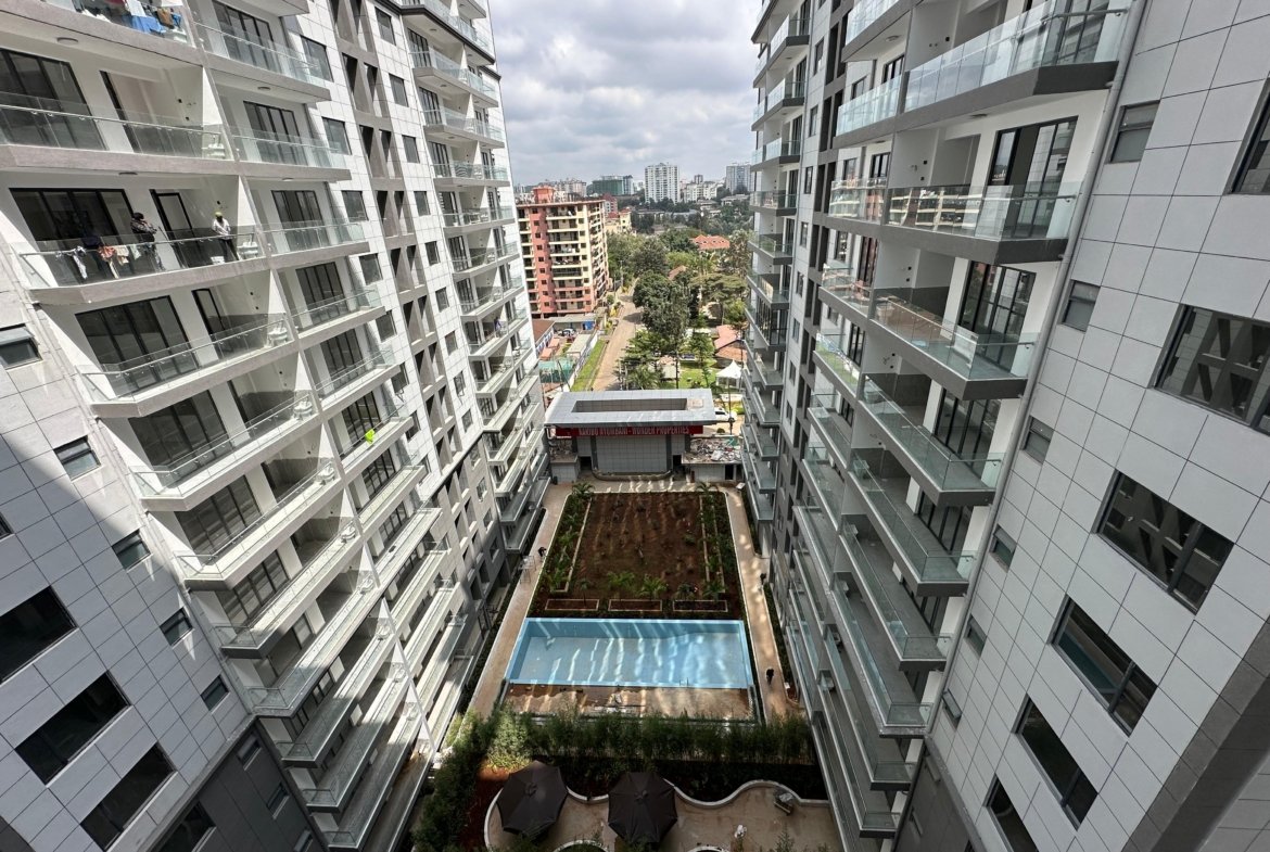 New and modern 2 bedroom apartment for sale in Kilimani
