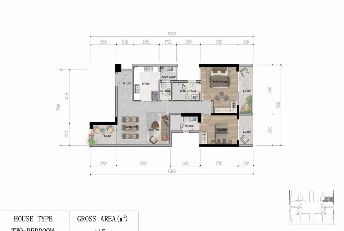 Luna Oak Residency, Apartments for sale in Kilimani