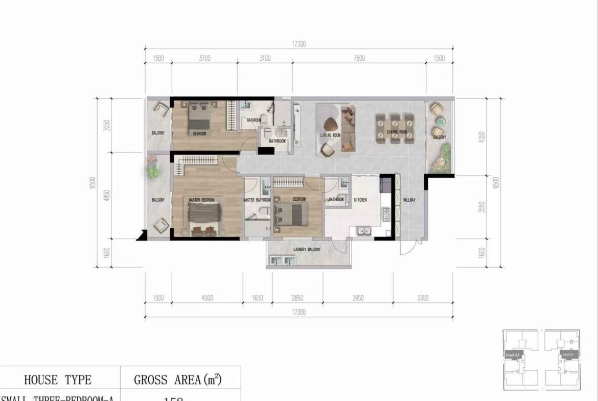 3 Bedroom Apartments for Sale in Kilimani Luna Oak