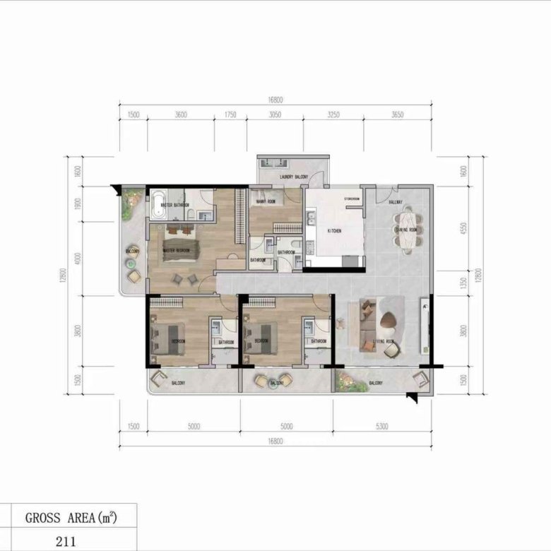 3 Bedroom Apartments for Sale in Kilimani Luna Oak