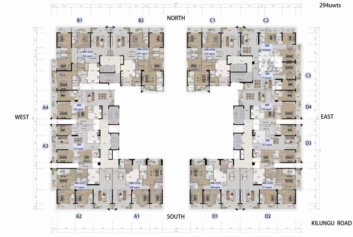 Luna Oak Residency, Apartments for sale in Kilimani