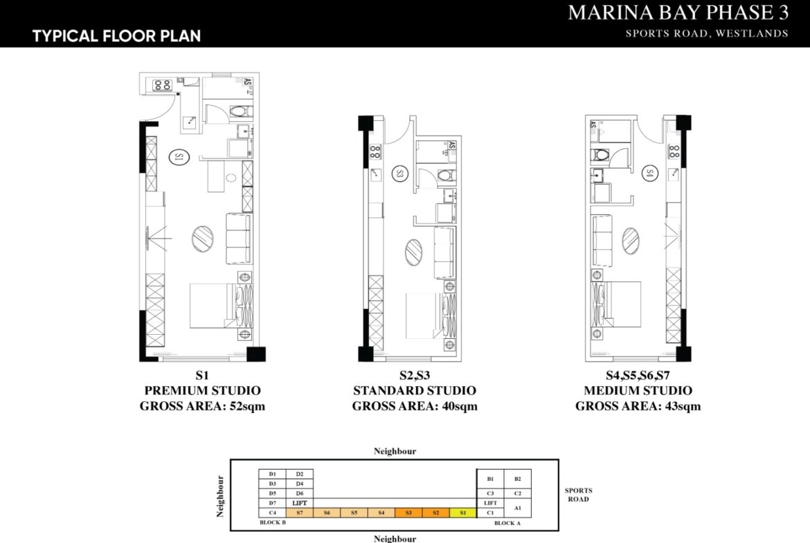 Marina bay phase 3 apartments for sale in Westlands