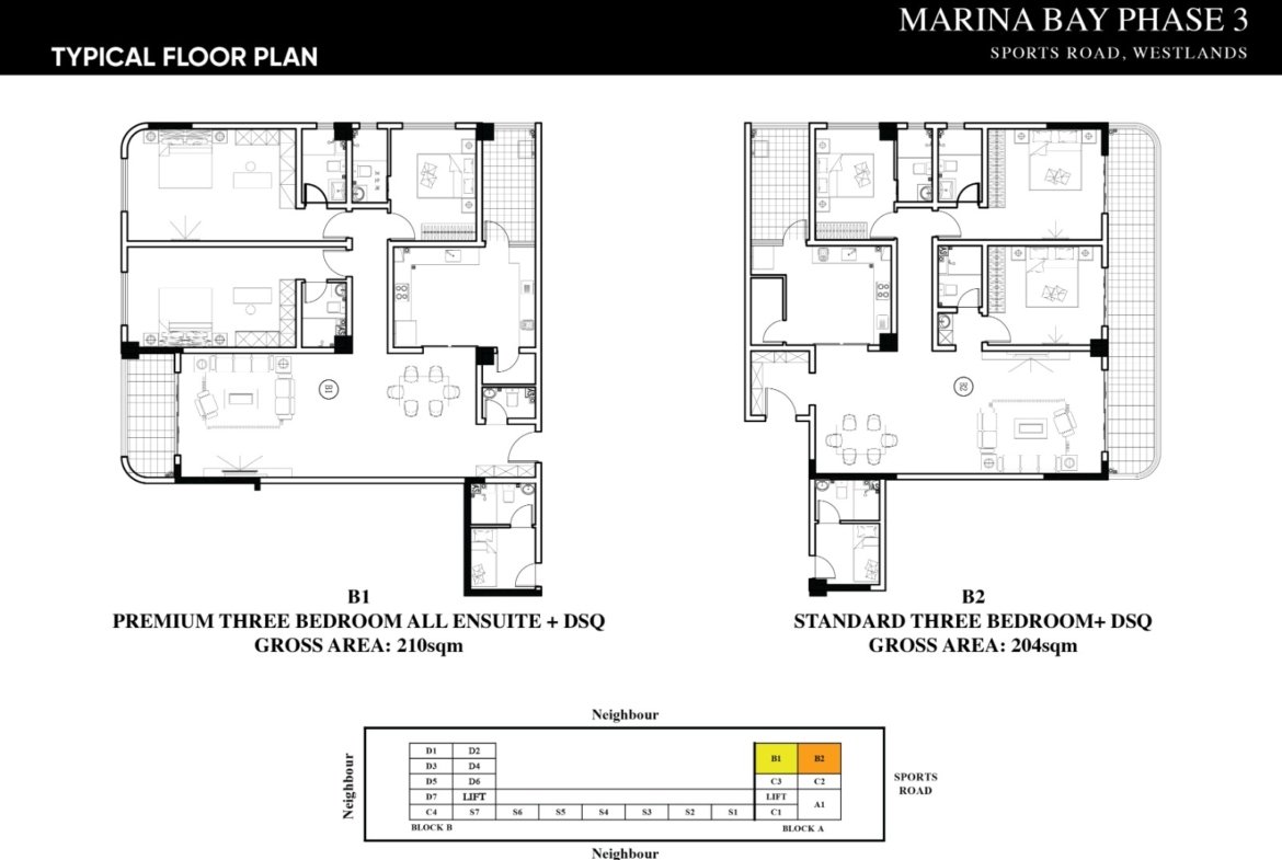 Marina bay phase 3 apartments for sale in Westlands