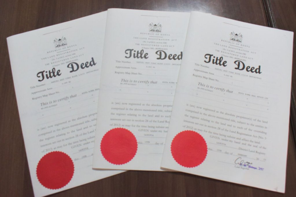 Title Deeds and Property Ownership in Kenya