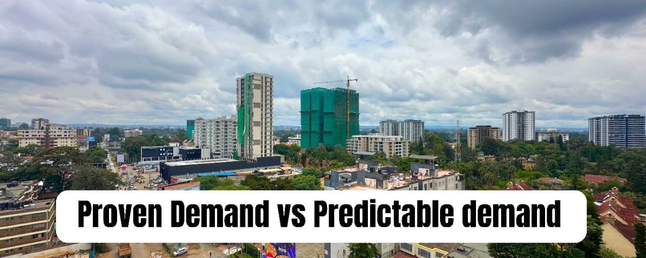 Proven demand vs predictable demand